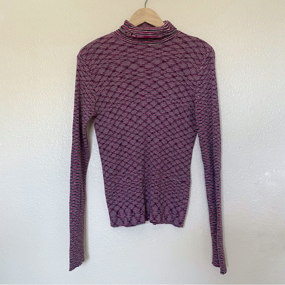 Vintage Missoni | Long Sleeve Mock Neck Turtle Neck
